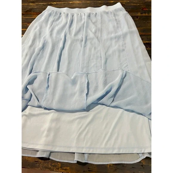 Maxi Skirt Loose and Flowy Stretchy Chiffon size XLarge Indie Boho Whimsy - Picture 5 of 8